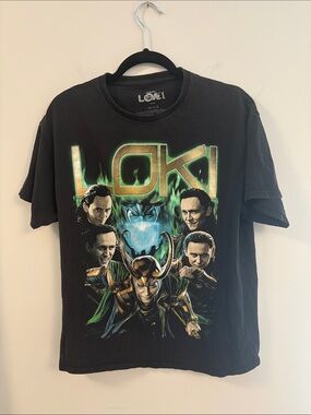 LOKI Graphic Tee - Black Marvel Series- Size L
